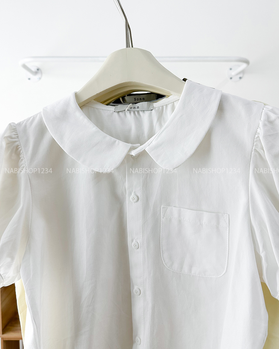 Áo Sơ Mi Số 330-B TN Bồng Cổ Sen