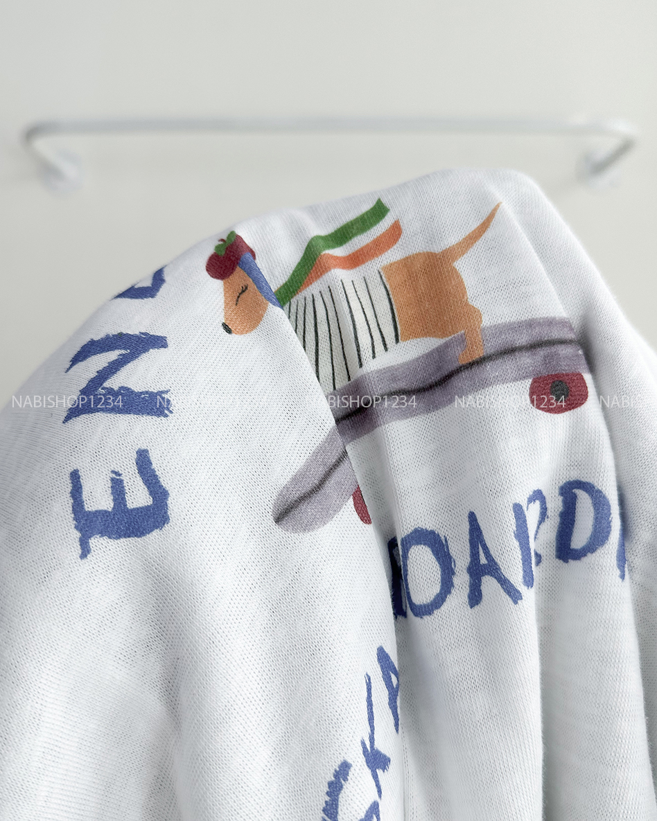 Áo Thun Số 304-D 665 TD Cún Energetic