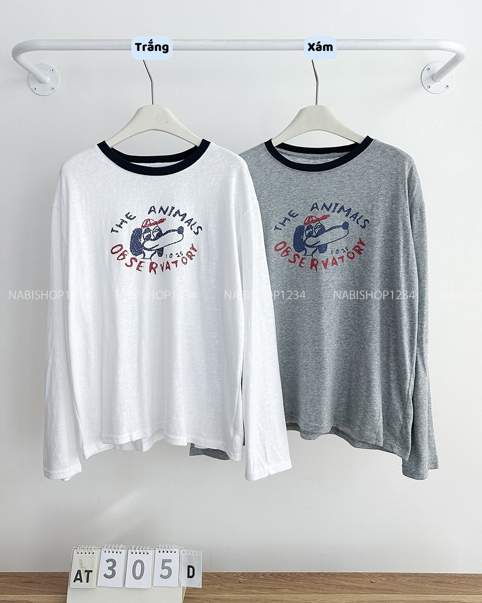 Áo Thun Số 305-D 666 TD Cún Animals