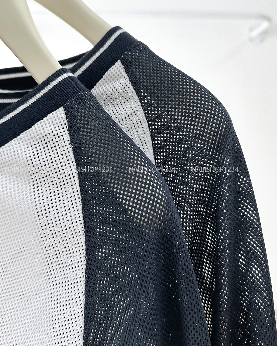 Áo Thun Số 327-B 7178 TD Cổ V Lưới 95