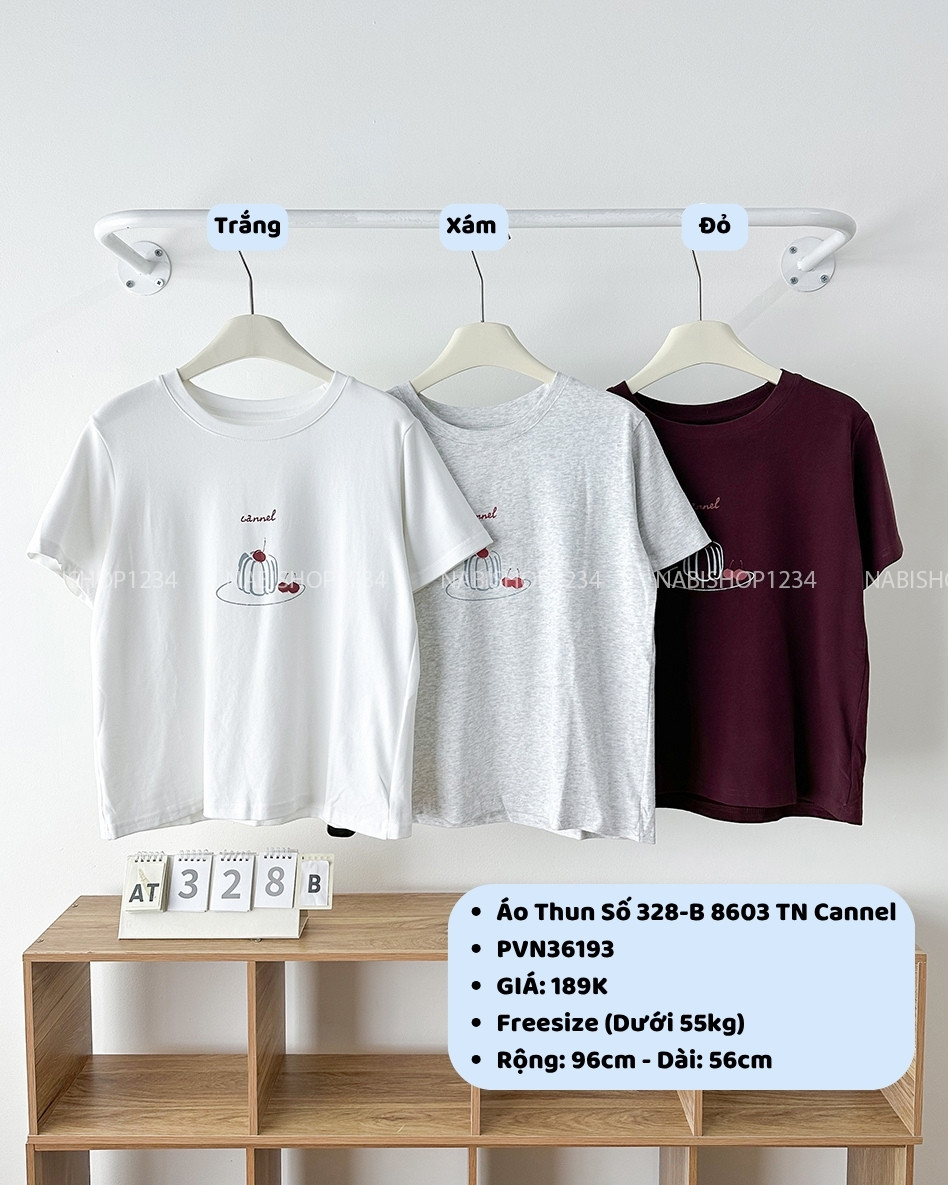 Áo Thun Số 328-B 8603 TN Cannel