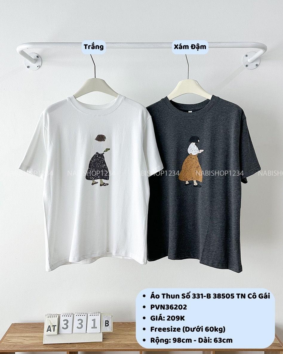 Áo Thun Số 331-B 38505 TN Cô Gái