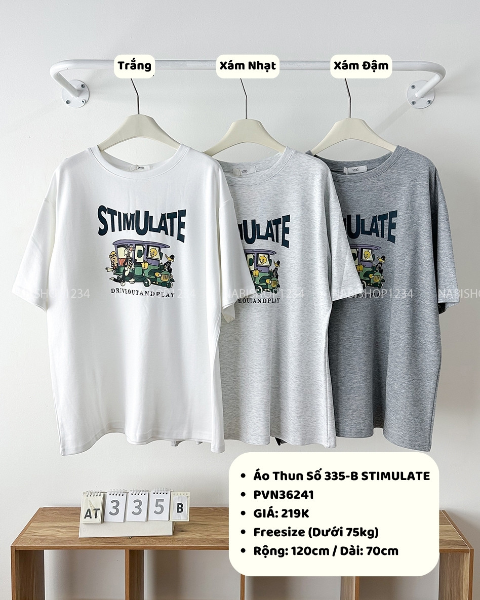 Áo Thun Số 335-B 612 TN STIMULATE