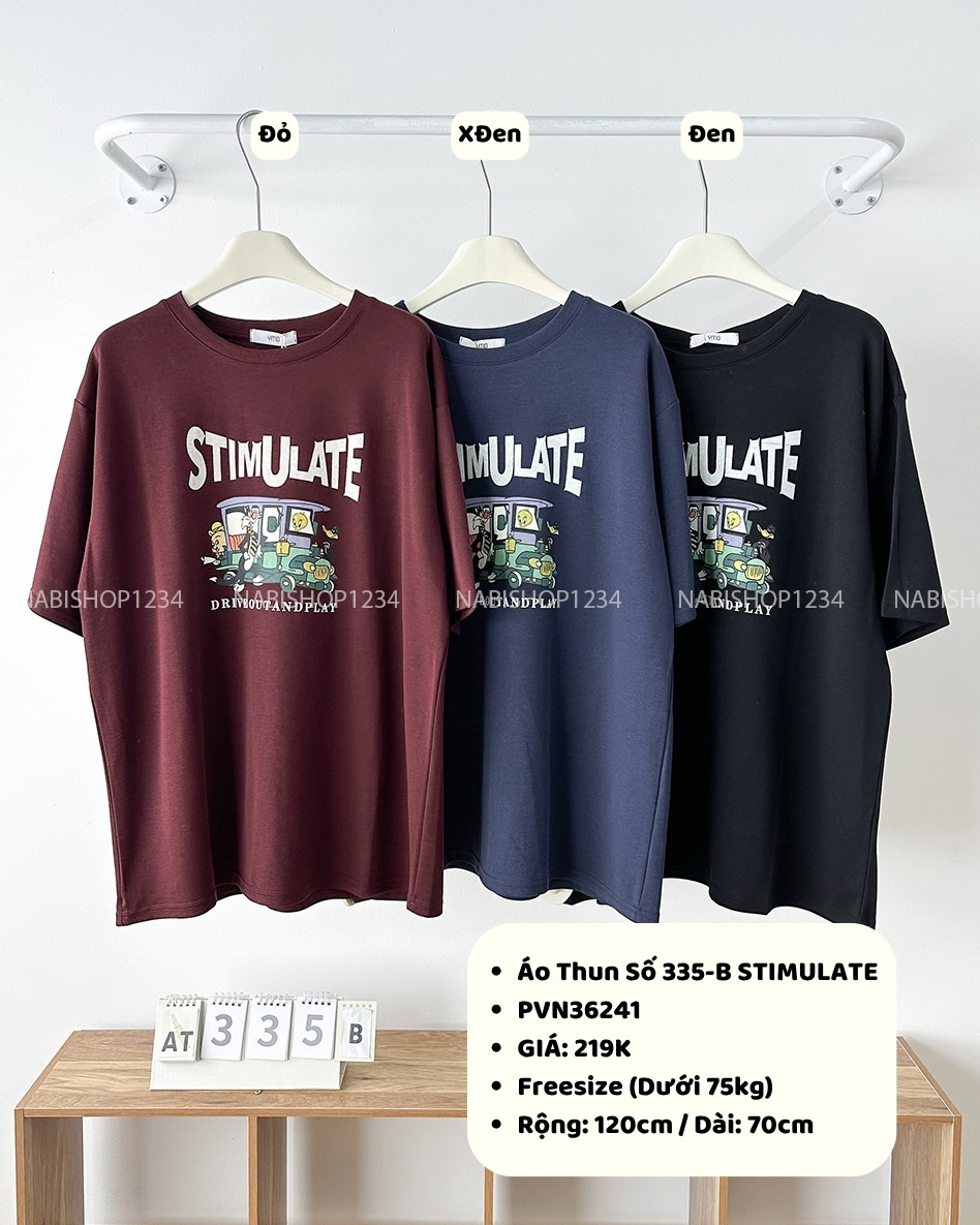 Áo Thun Số 335-B 612 TN STIMULATE