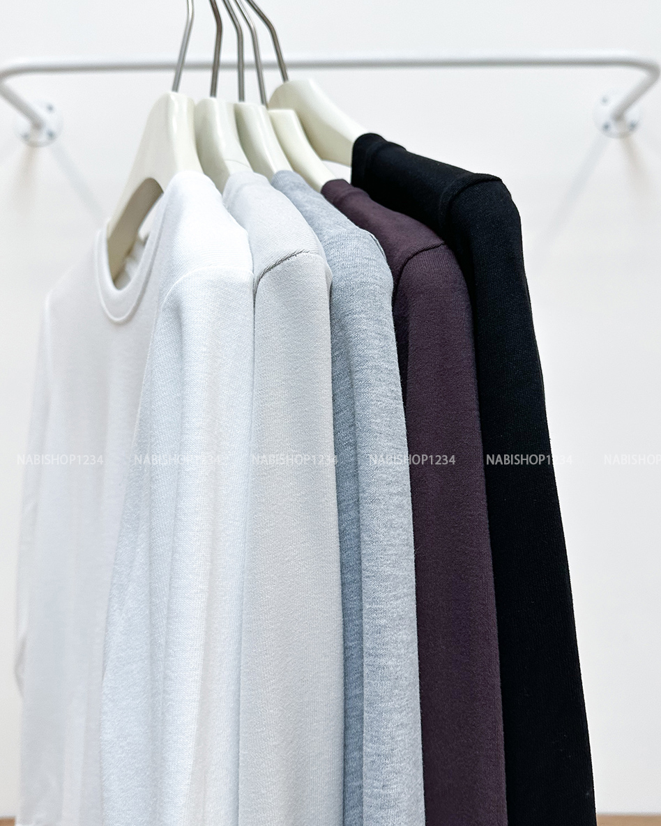 Áo Thun Số 338-M 3232 TD Trơn Lai Bầu