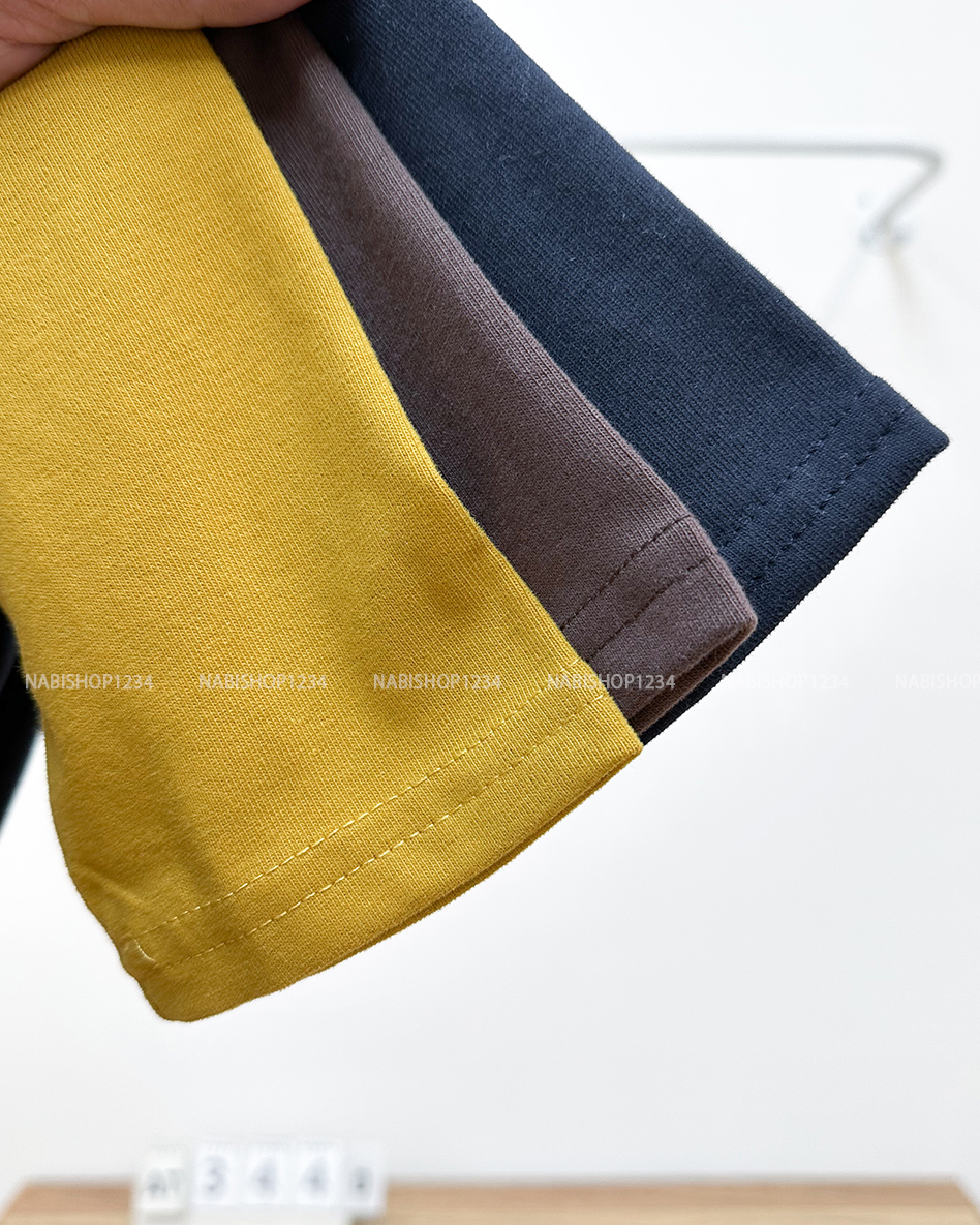 Áo Thun Số 344-D 2501 TD Raglan Gấu 2 Mặt