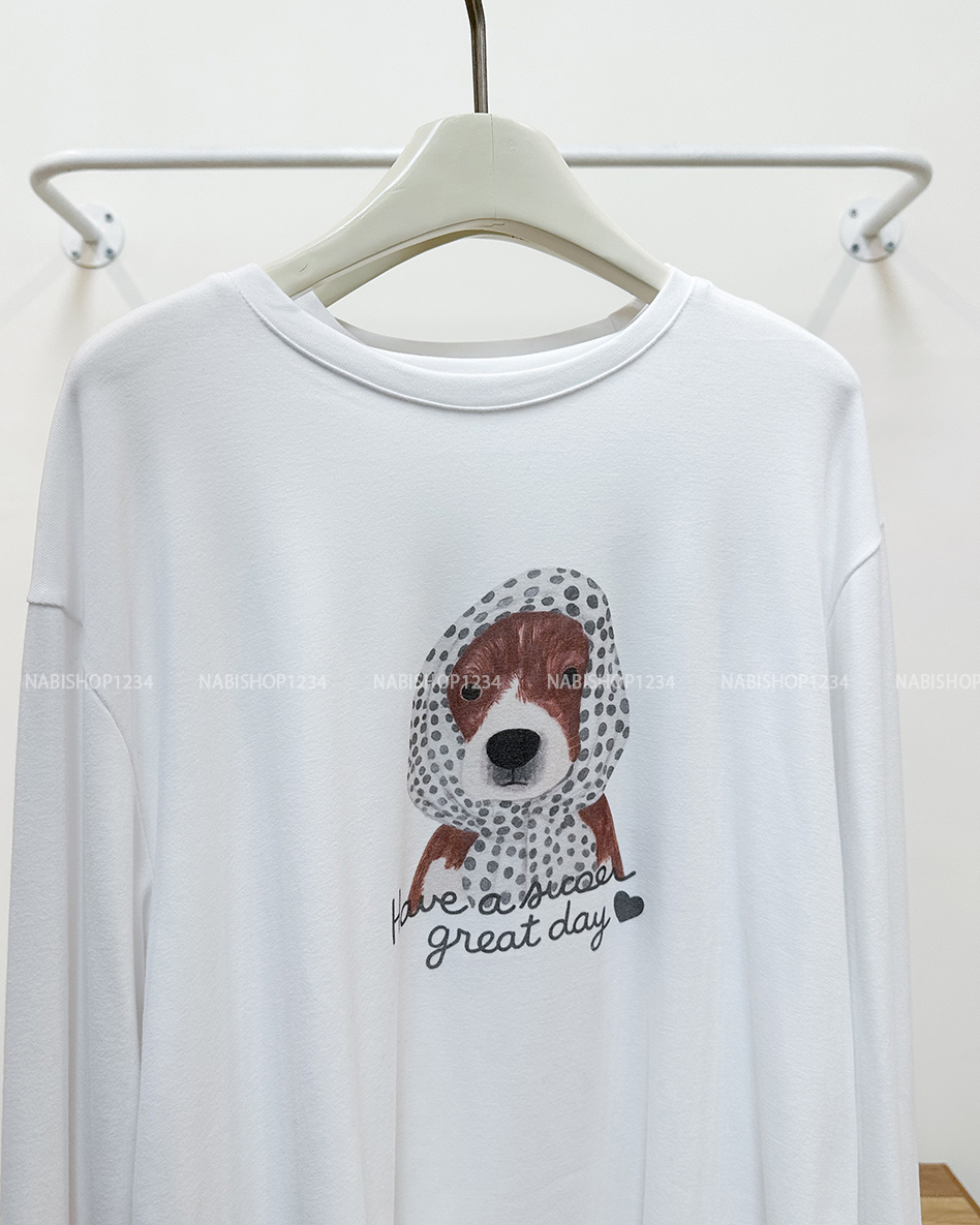 Áo Thun Số 345-D TD In Hình