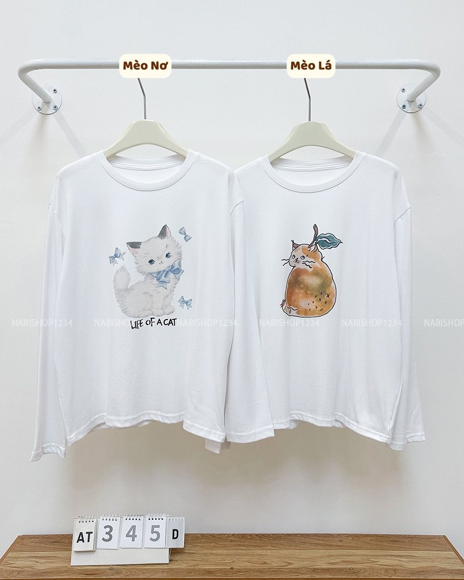 Áo Thun Số 345-D TD In Hình