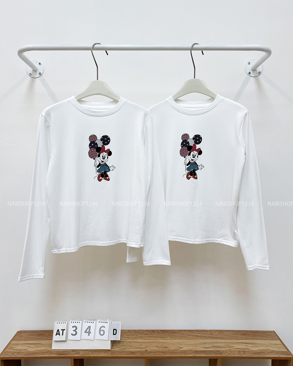 Áo Thun Số 346-D 2513 TD Mickey Bóng