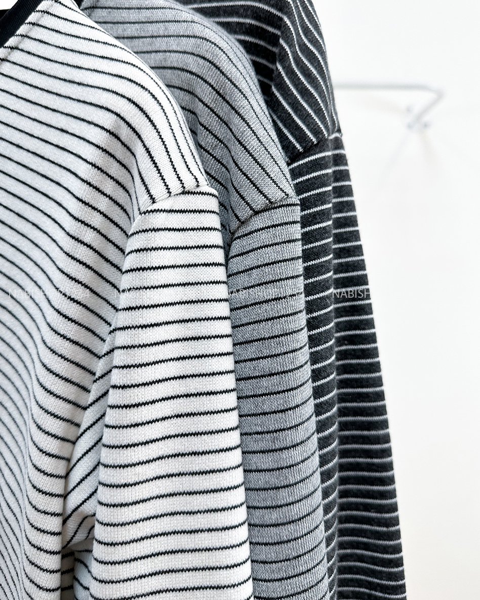 Áo Thun Số 349-M TD Cún Kẻ Ngang