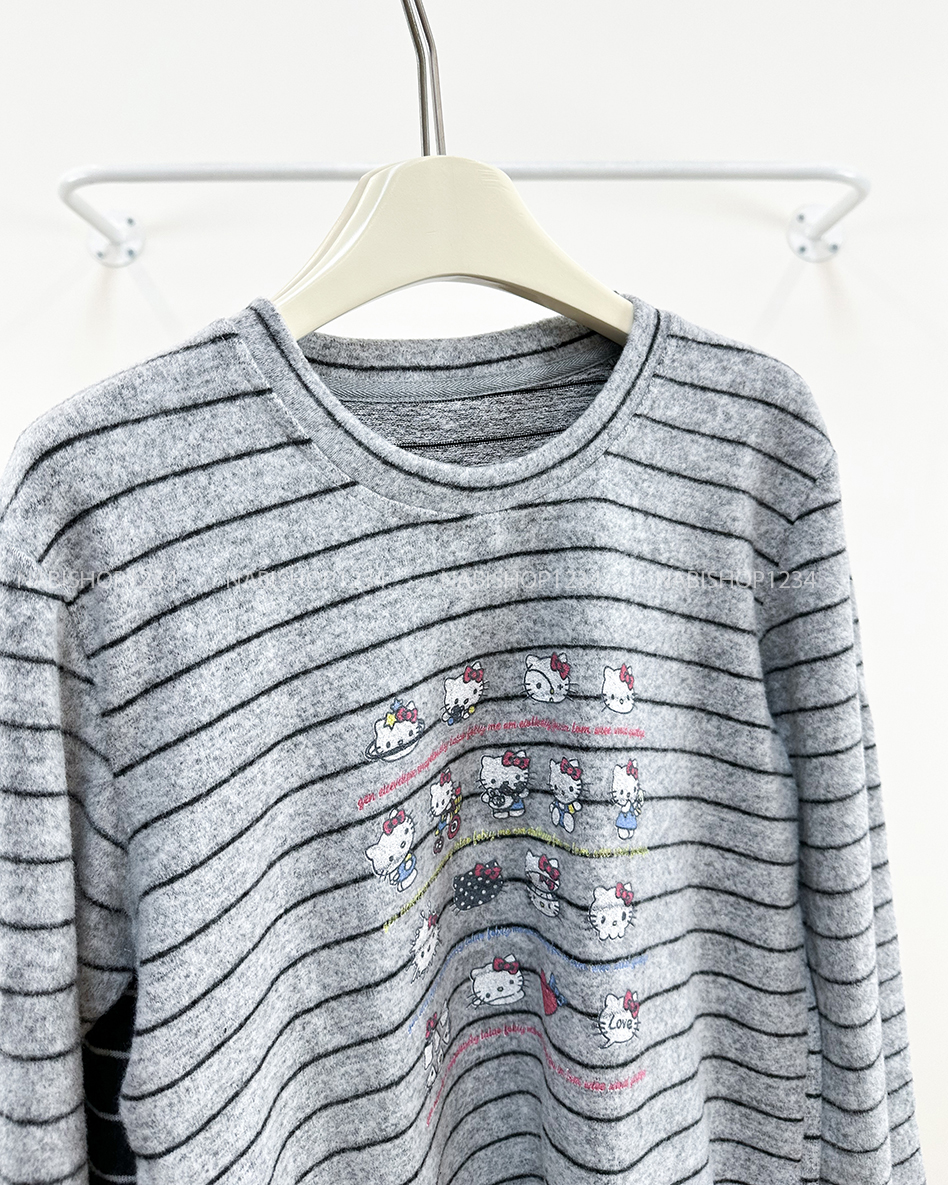 Áo Thun Số 350-M 393 TD Kẻ Lai Bèo Kitty
