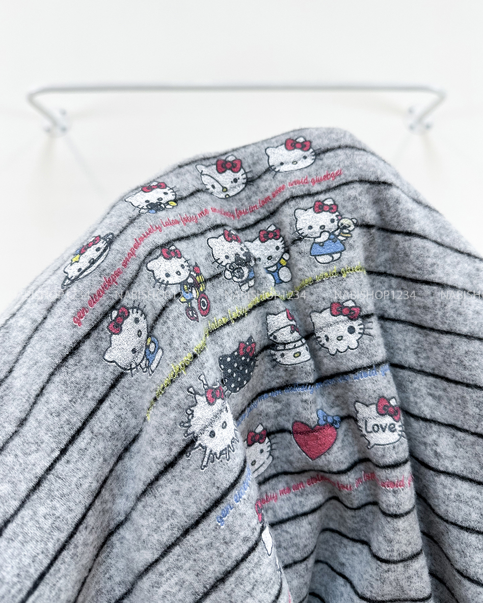 Áo Thun Số 350-M 393 TD Kẻ Lai Bèo Kitty