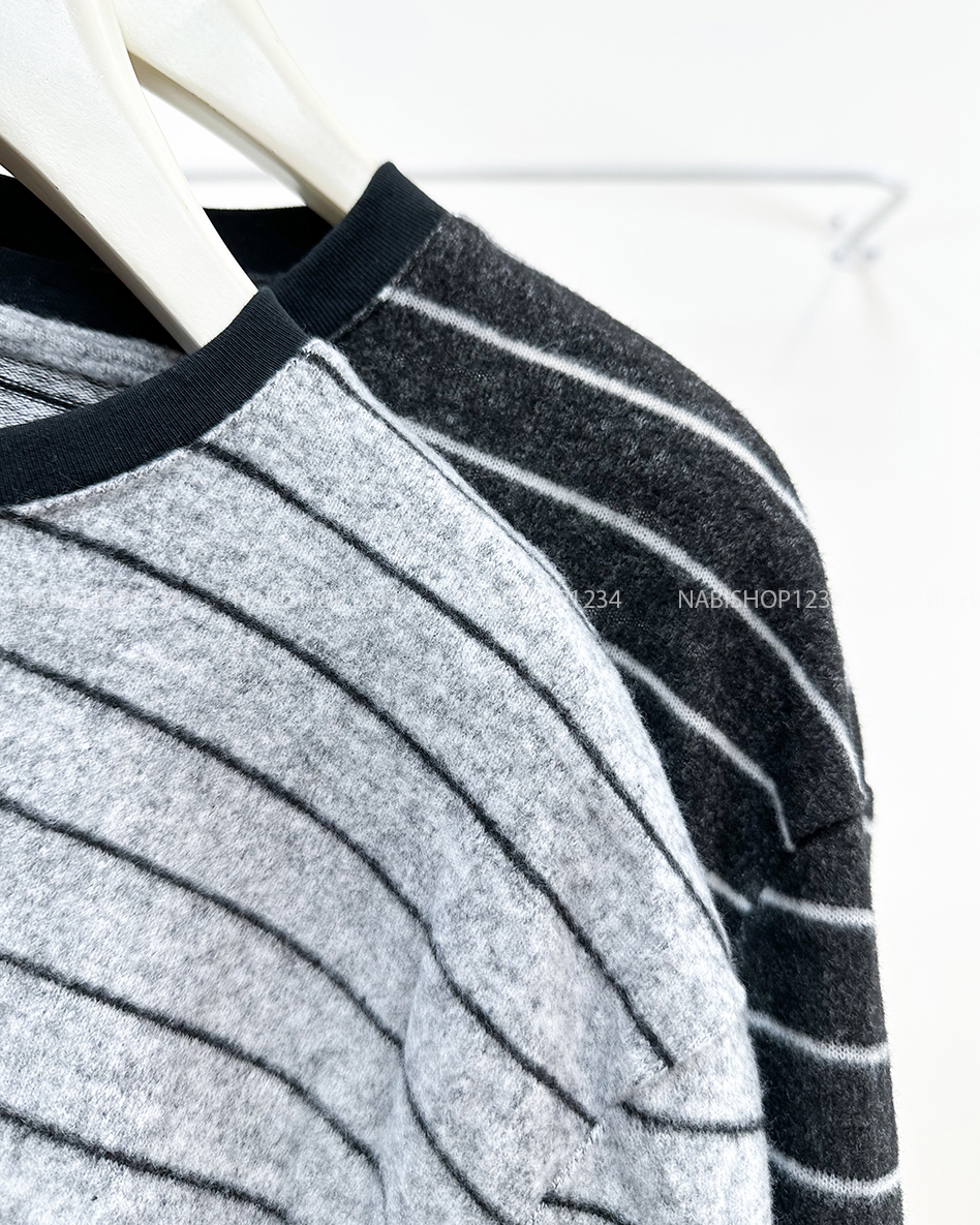 Áo Thun Số 351-M 3701 TD Kẻ Thêu Cún