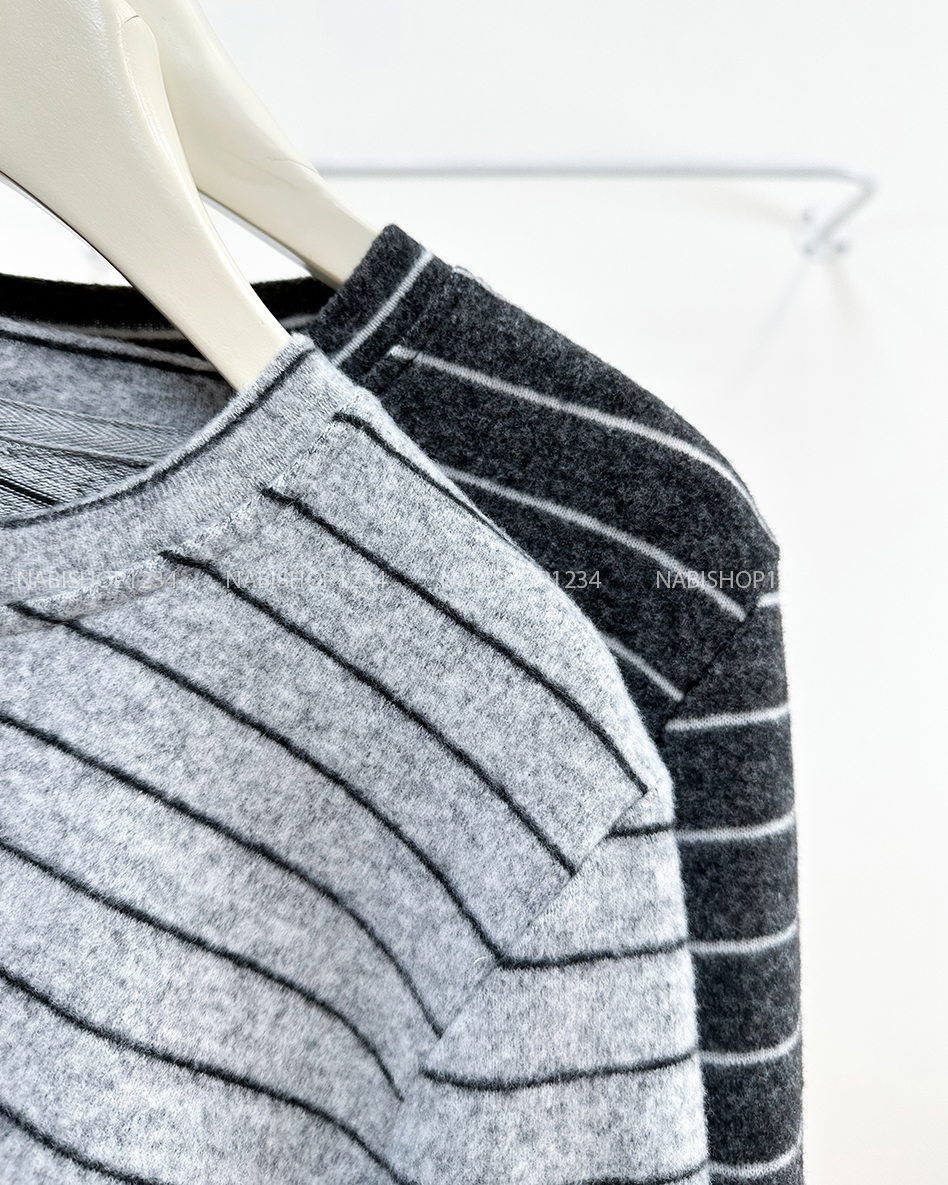 Áo Thun Số 352-M 385 TD Kẻ Lai Bèo Mèo