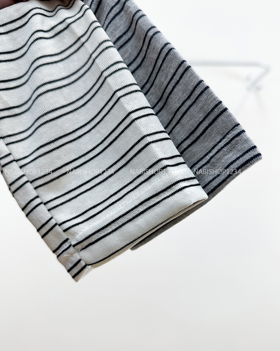 Áo Thun Số 353-M TD Polo Viền Kẻ Ngang