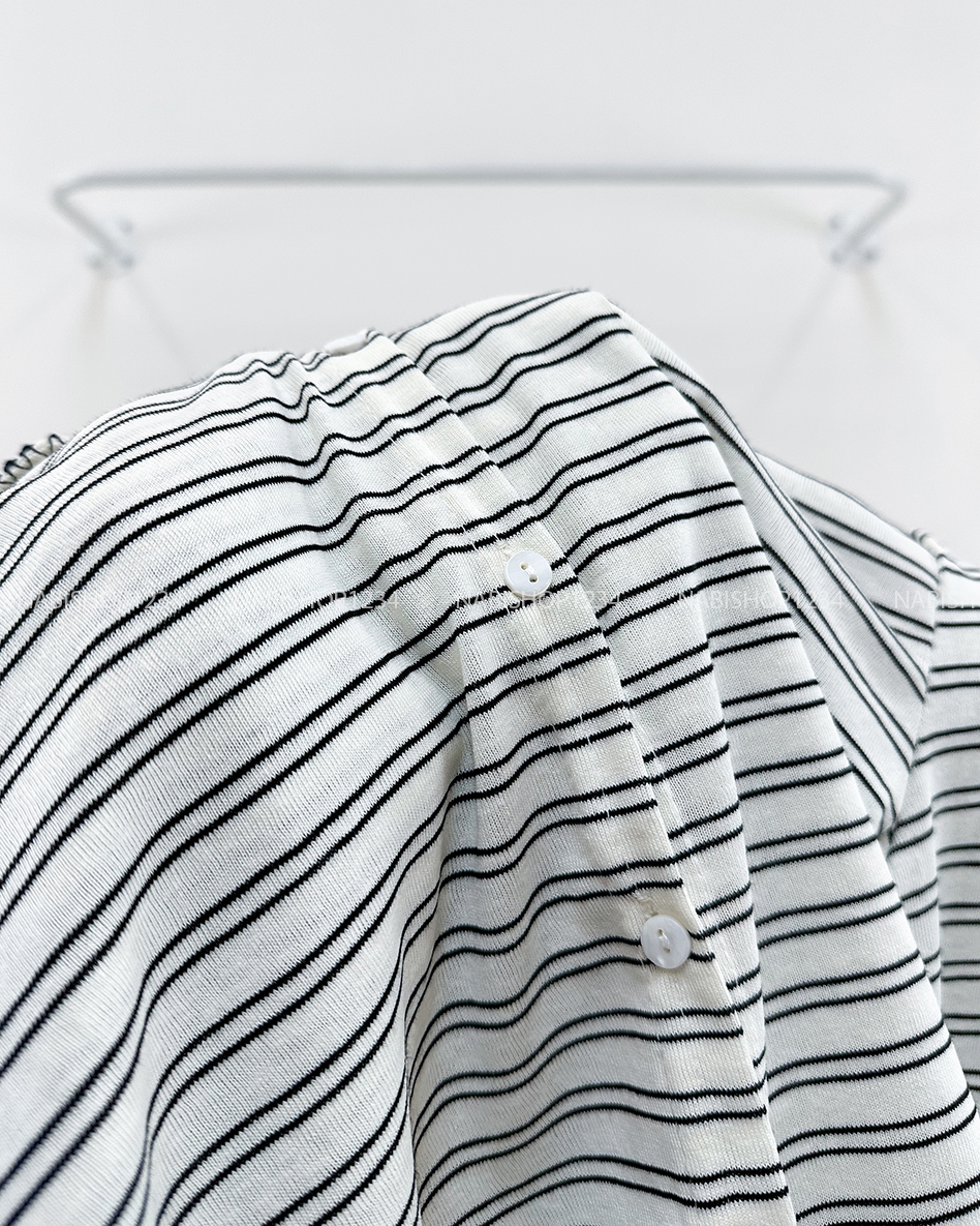 Áo Thun Số 353-M TD Polo Viền Kẻ Ngang