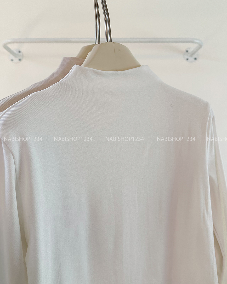 (G30K) Áo Thun Số 355-A 2036 TD Cổ Lọ Trơn