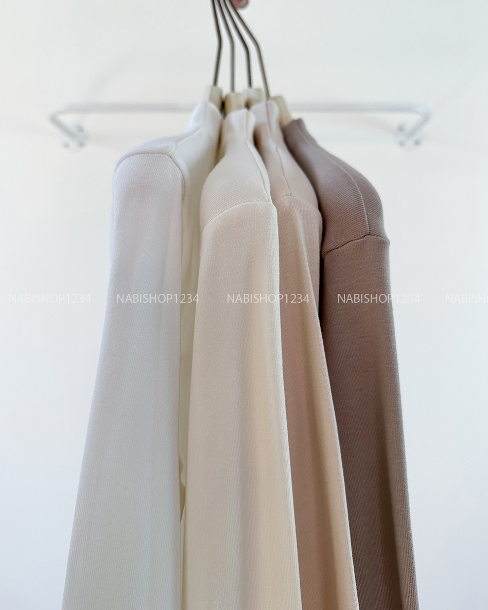 (G30K) Áo Thun Số 355-A 2036 TD Cổ Lọ Trơn