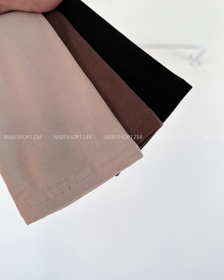 (G30K) Áo Thun Số 355-A 2036 TD Cổ Lọ Trơn