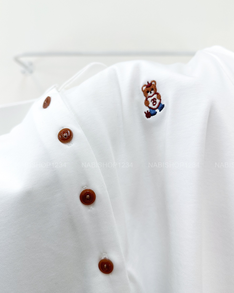 Áo Thun Số 363-D 1117 TN Polo Thêu Gấu