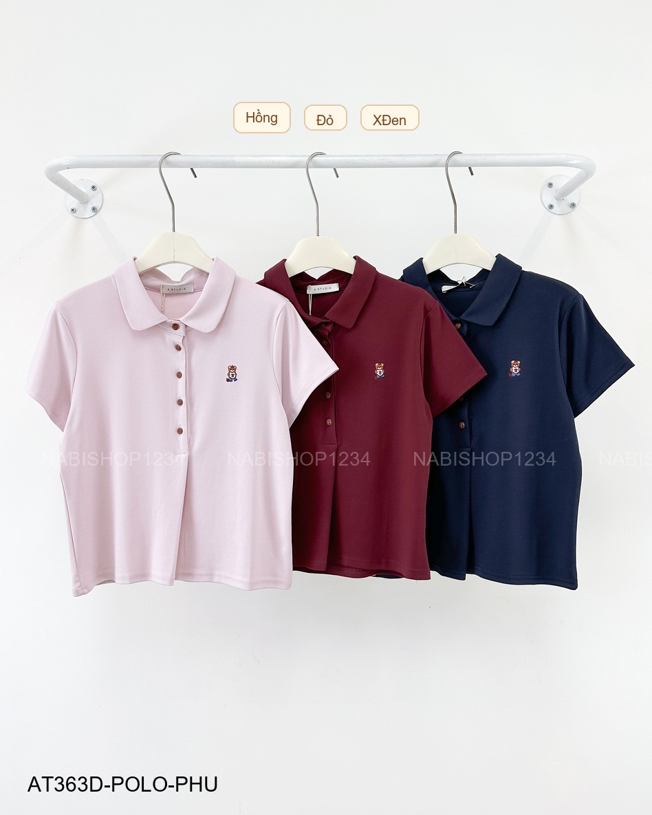 Áo Thun Số 363-D 1117 TN Polo Thêu Gấu