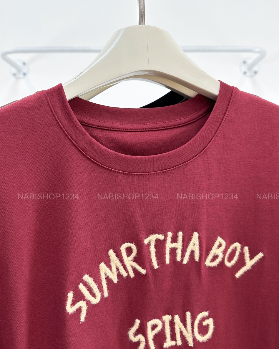 Áo Thun Số 365-B 9532 TN Thêu SPING