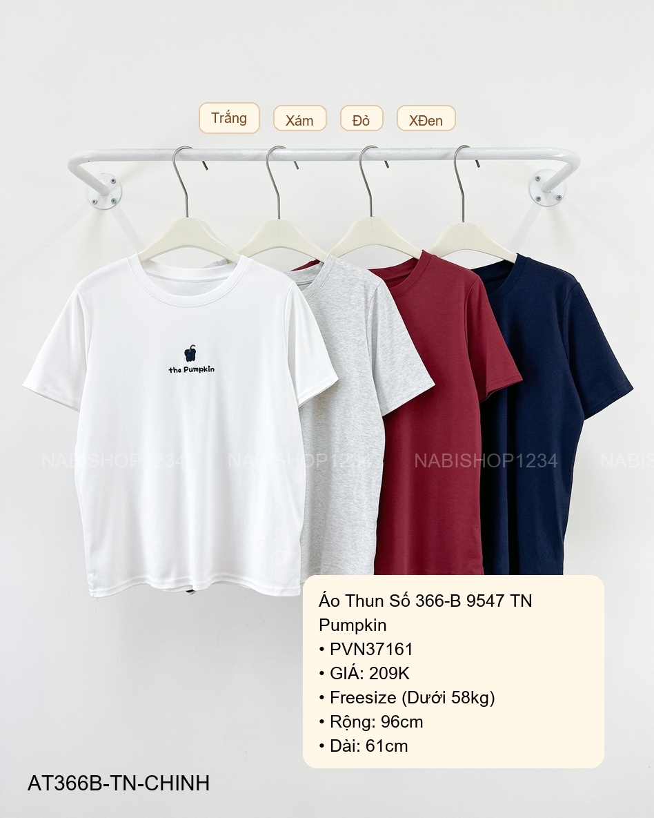 Áo Thun Số 366-B 9547 TN Pumpkin