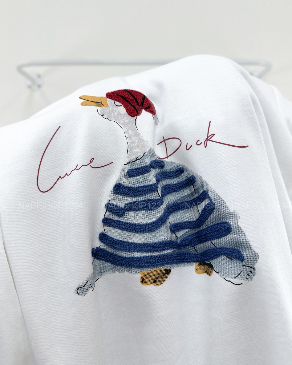 Áo Thun Số 368-B 9543 TN Thêu Vịt