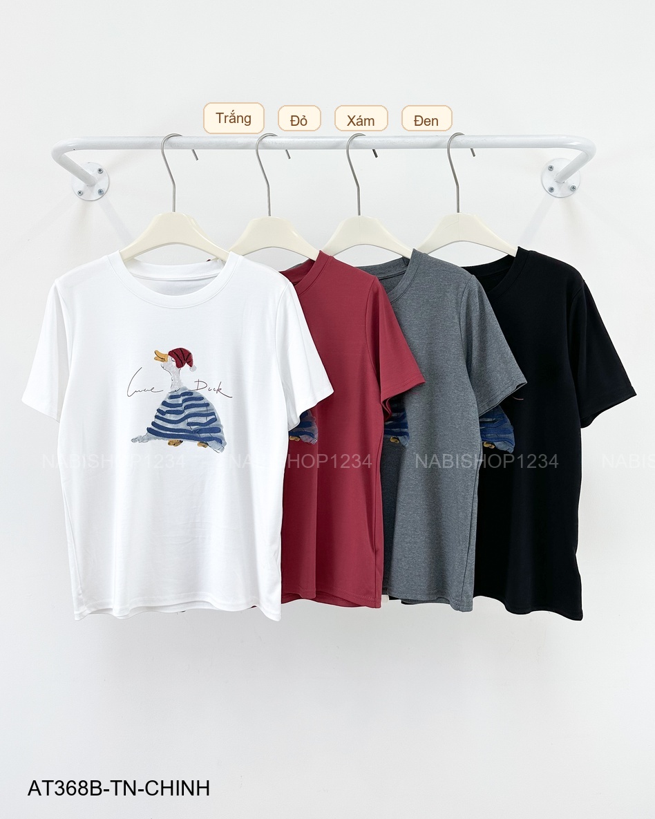 Áo Thun Số 368-B 9543 TN Thêu Vịt