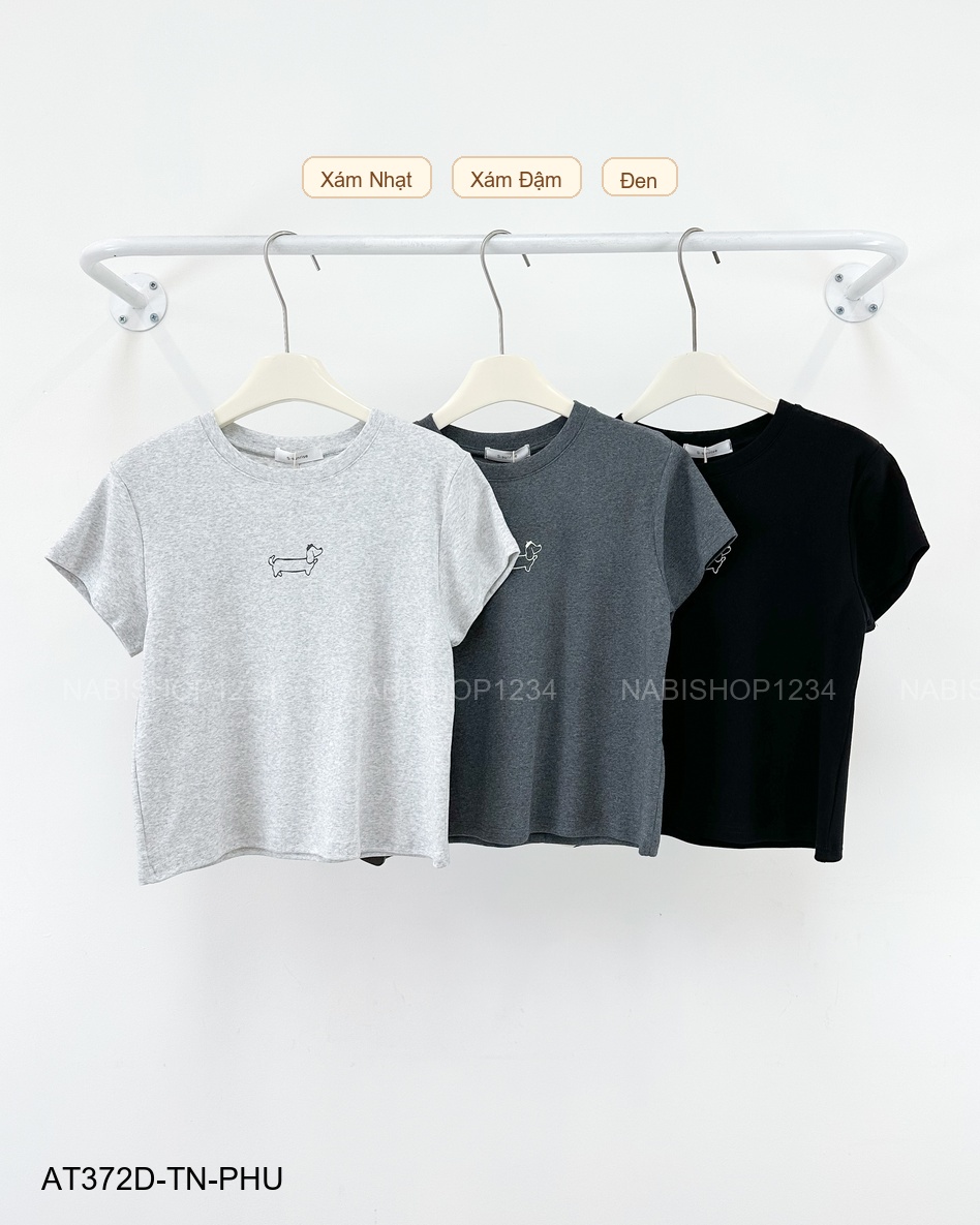 Áo Thun Số 372-D 8372 TN Cún