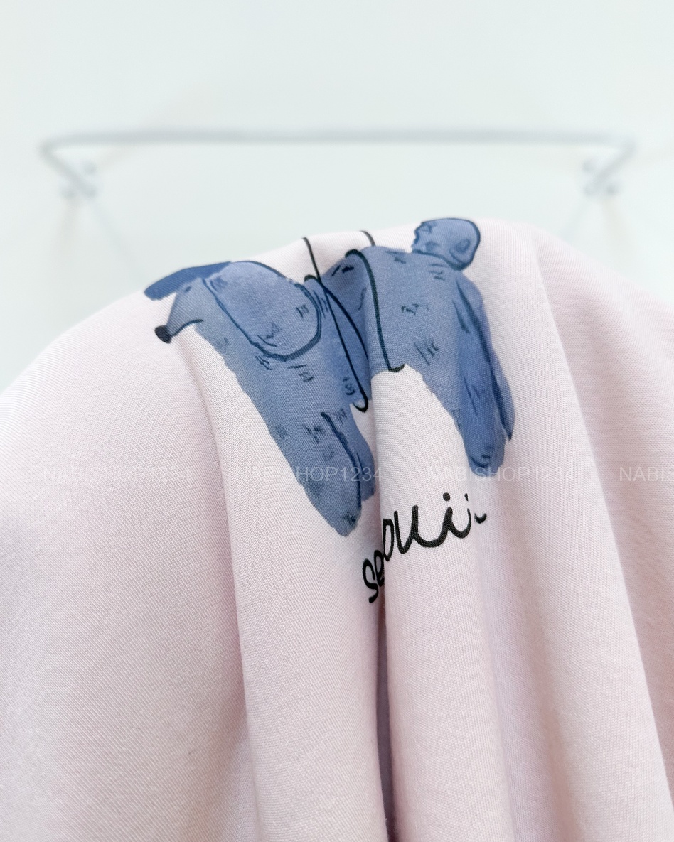 Áo Thun Số 374-B 5651 TN Cún Bóng Bay