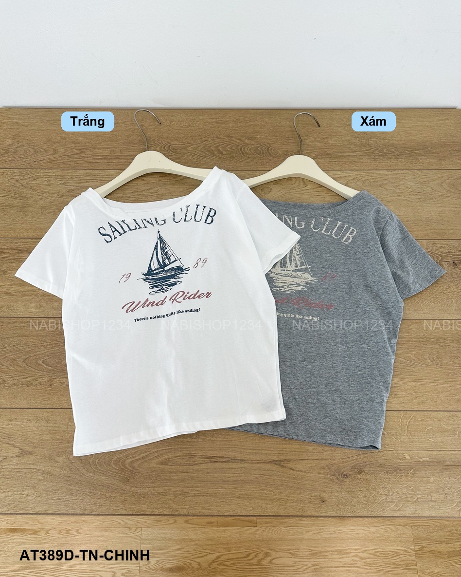 Áo Thun Số 389-D 8355 TN Lệch Vai Club