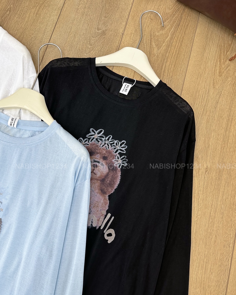 Áo Thun Số 398-B 6323 TD Mỏng Cún