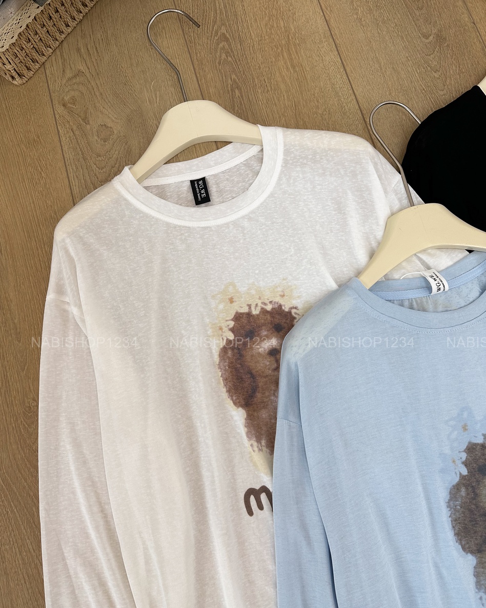 Áo Thun Số 398-B 6323 TD Mỏng Cún