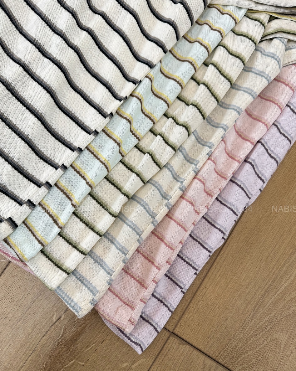 Áo Thun Số 3-B 11136 TN Kẻ Nhỏ