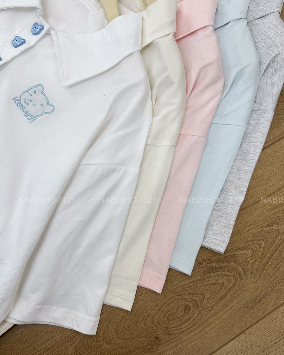 Áo Thun Số 7-M 8325 TN Polo Oversize Gấu