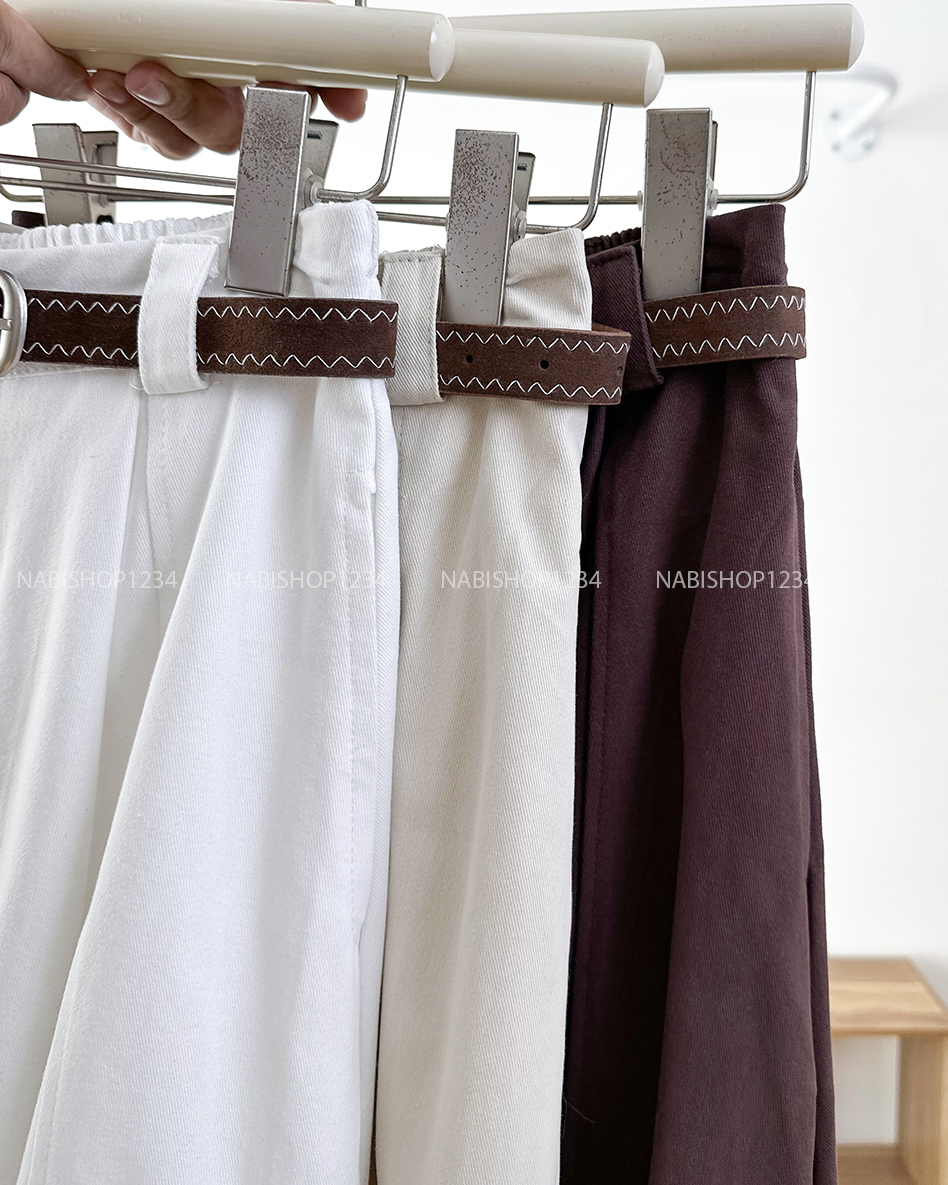 Chân Váy Số 325-M 25066 Dài Viền Giữa Đai To+Nịt