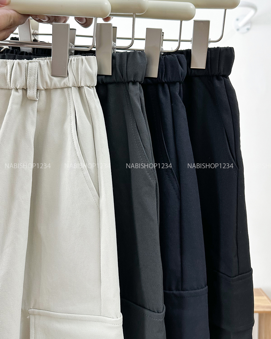 Chân Váy Số 332-B 8962 Dài Túi Hộp Lai Chun