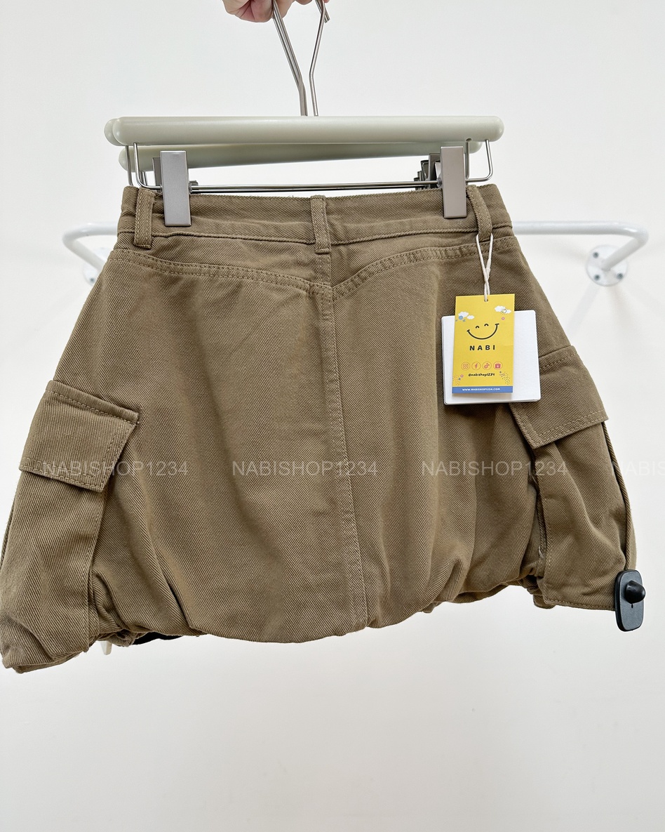 Chân Váy Số 345-B 9196 Ngắn Dáng Bí Túi Hộp