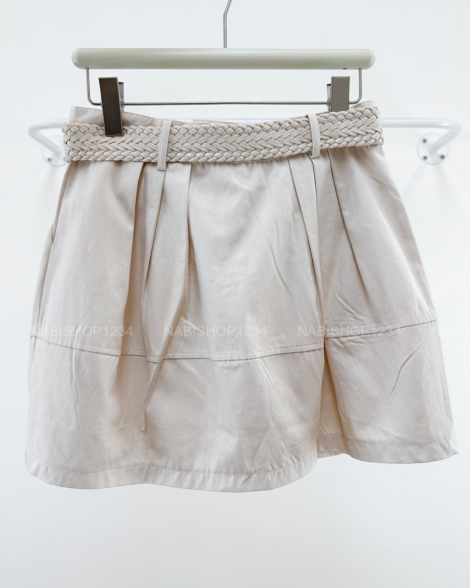 Chân Váy Số 349-B 7406 Ngắn Đai Nút + Nịt