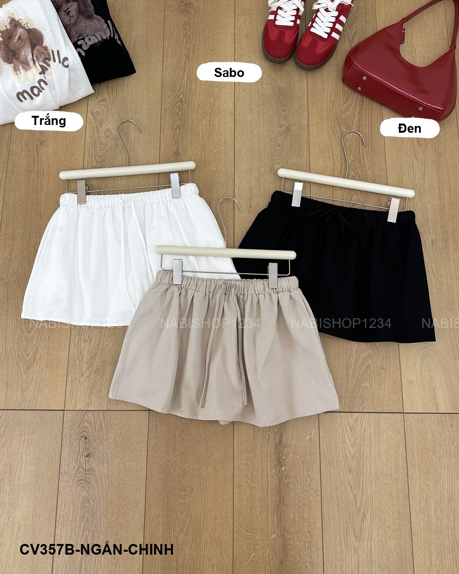 Chân Váy Số 357-B 8552 Ngắn LT Kaki