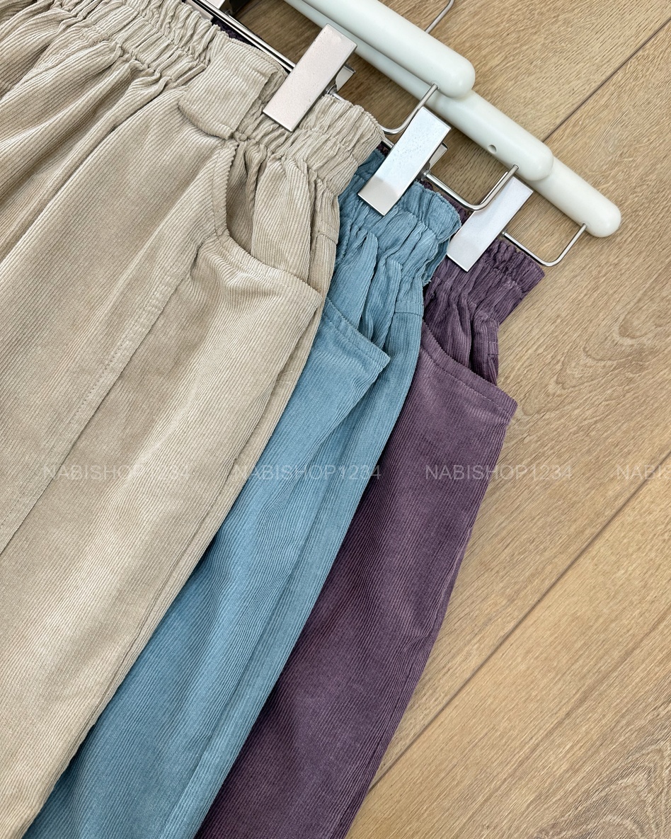 Chân Váy Số 359-D 3221 Ngắn Nhung Tăm