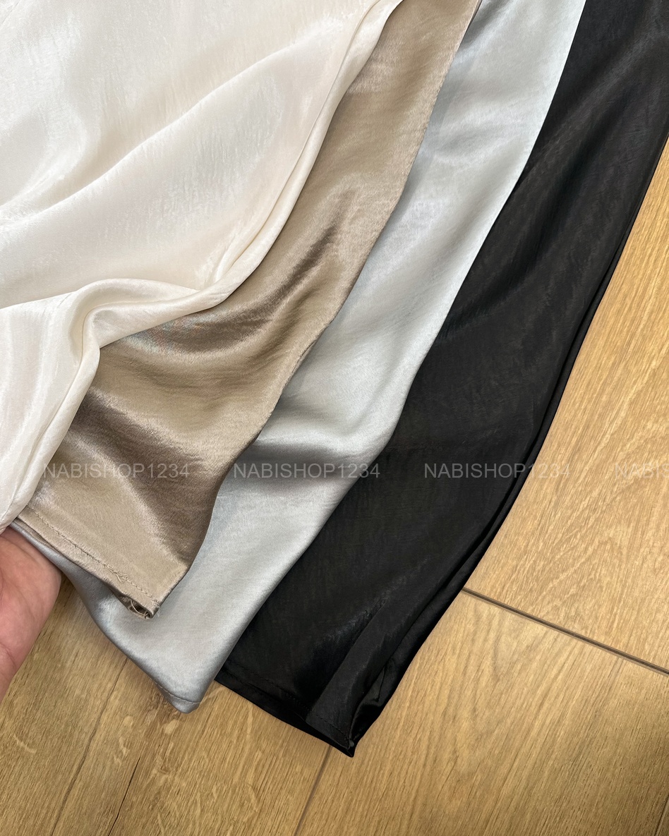 Chân Váy Số 365-B 9916 Dài Lụa Trơn