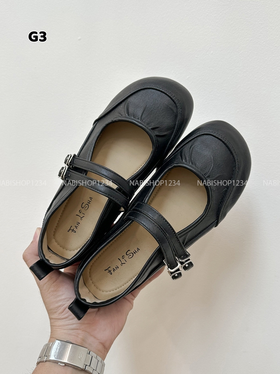 Giày Số 3-E 923 Búp Bê 2 Quai