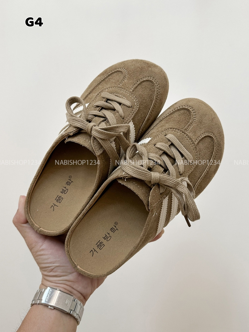 Giày Số 4-E 368 Sục 3 Sọc