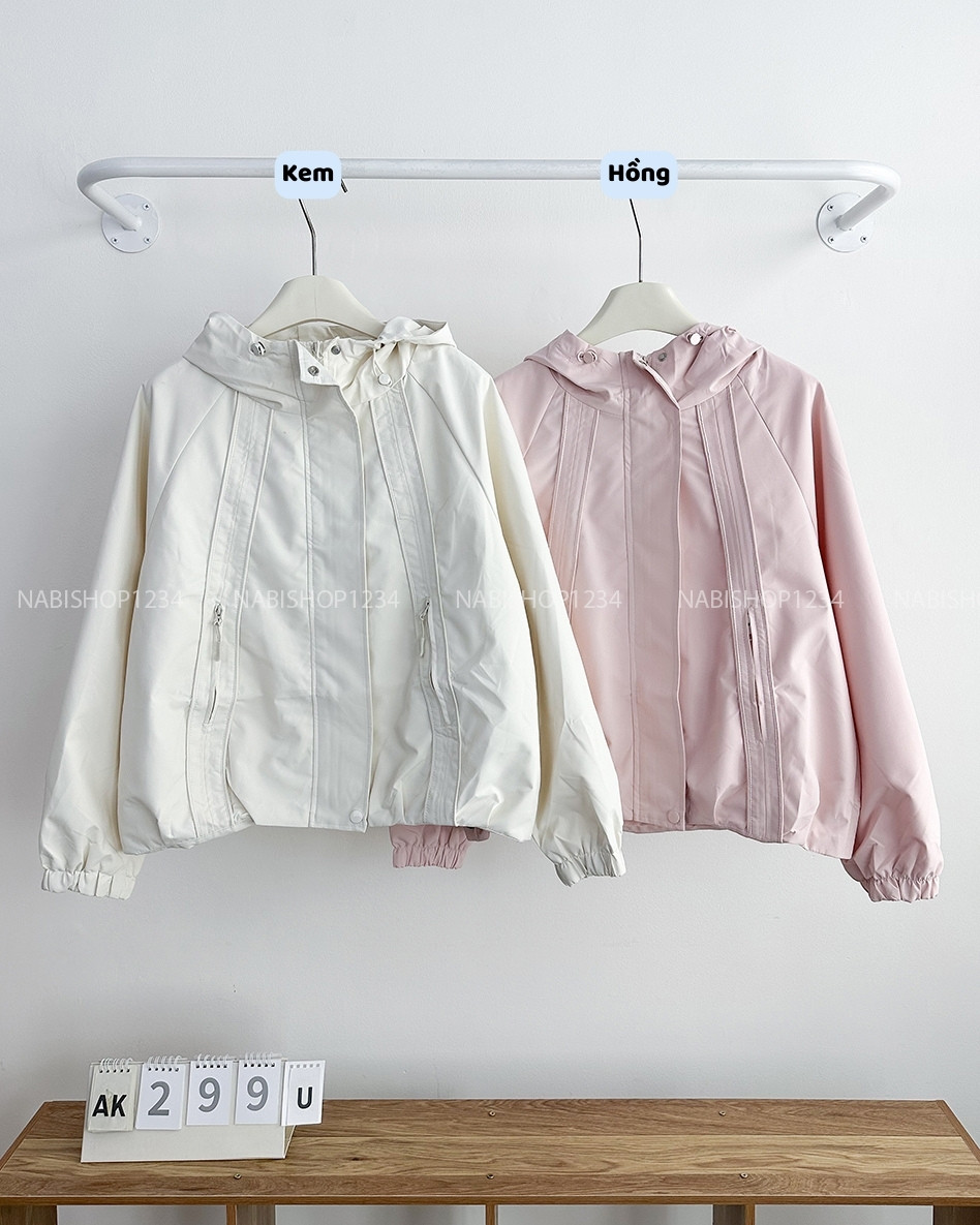 Áo Khoác Số 299-U 5506 Khoá Túi Chéo