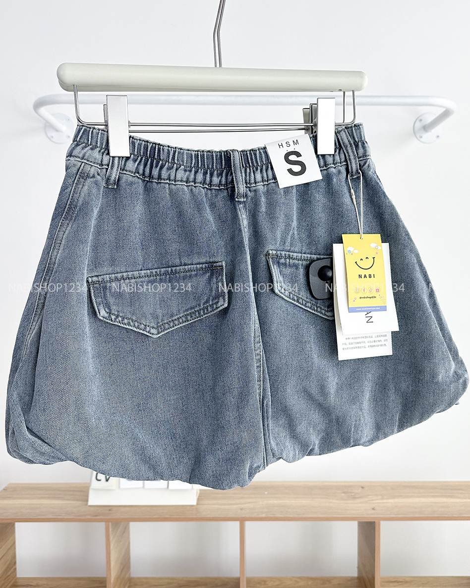 Chân Váy Số 320-B Ngắn Jean Dáng Bí