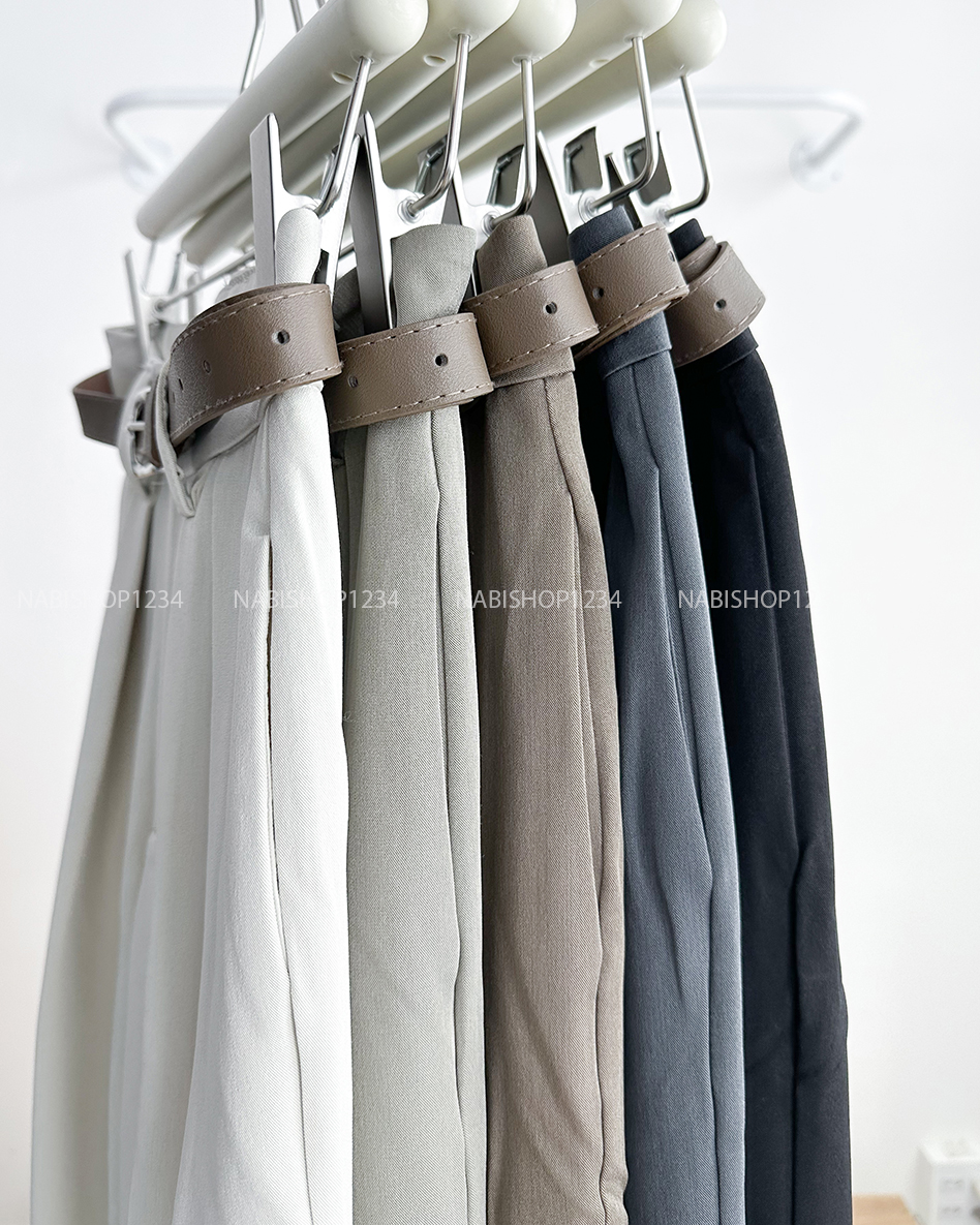 Quần Tây Số 9-B 110 OS Đai To Xếp Ly + Nịt