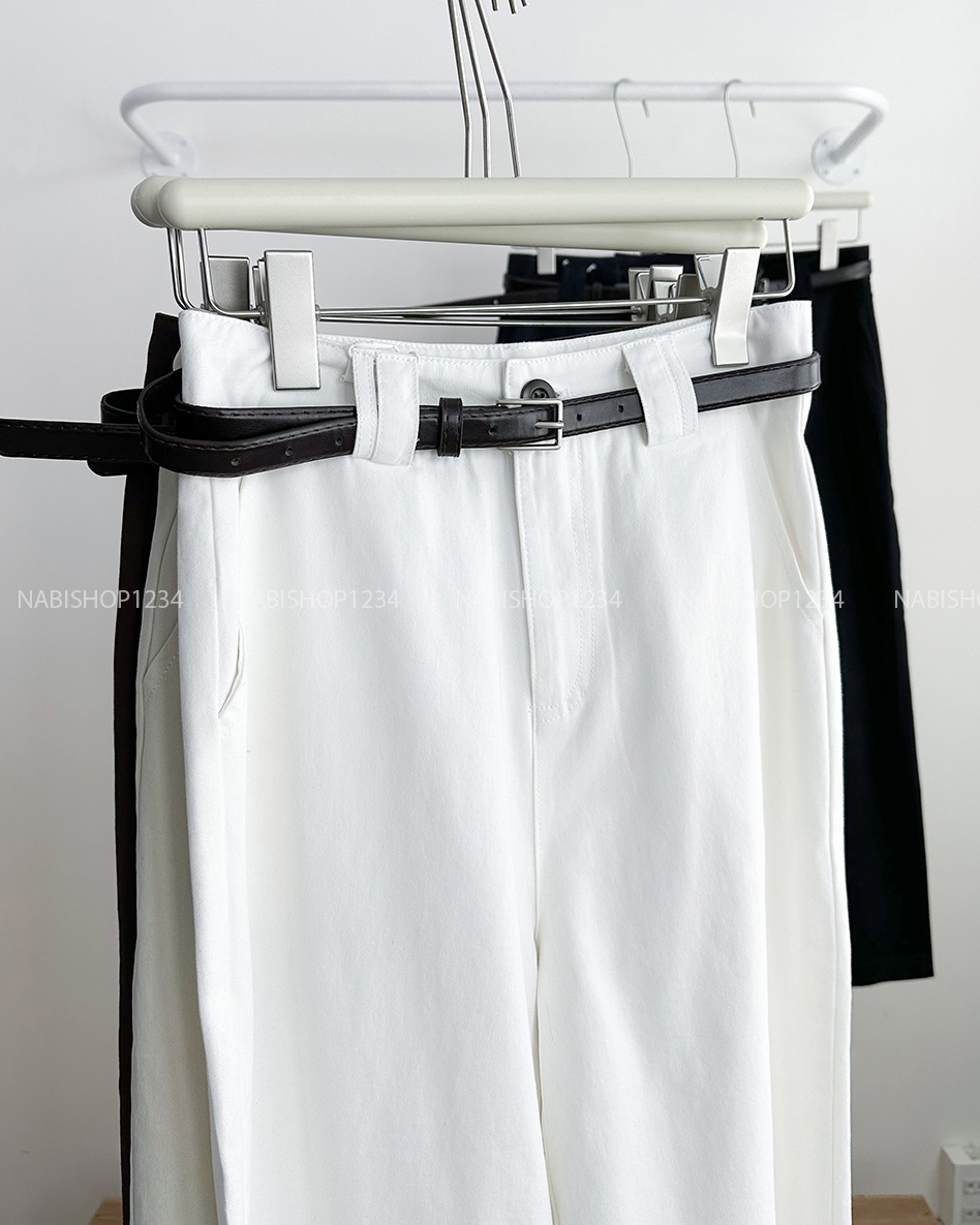 Quần Kaki Số 114-M 25082 OR 2 Đai + Nịt