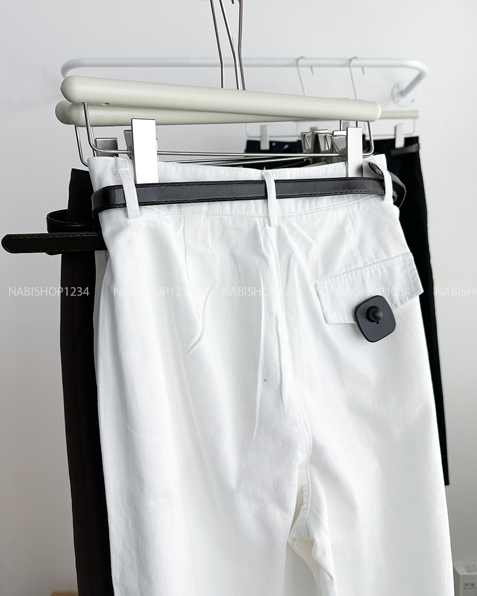 Quần Kaki Số 114-M 25082 OR 2 Đai + Nịt